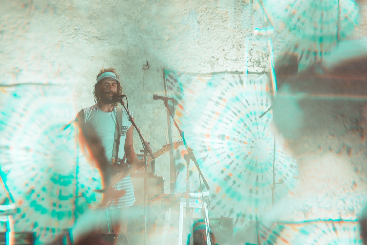 Live music photography, Beesqueeze EP launch, Ta' Fra Ben, Malta 2017, multiple exposure
