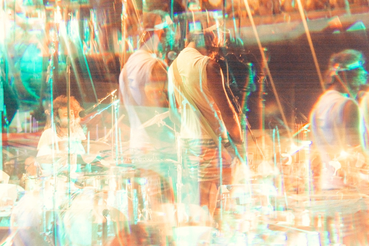Live music photography, Beesqueeze EP launch, Ta' Fra Ben, Malta 2017, multiple exposure