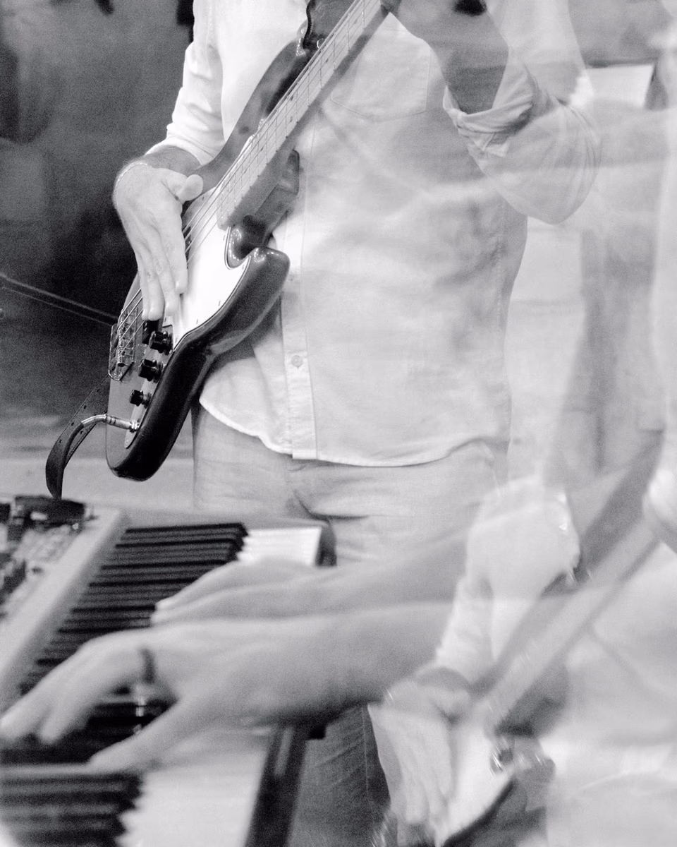 Live music photography, Momo Rush, Palazzo Parisio, Naxxar, Malta 2025, multiple exposure