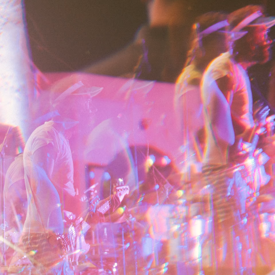 Live music photography, Beesqueeze EP launch, Ta' Fra Ben, Malta 2017, multiple exposure