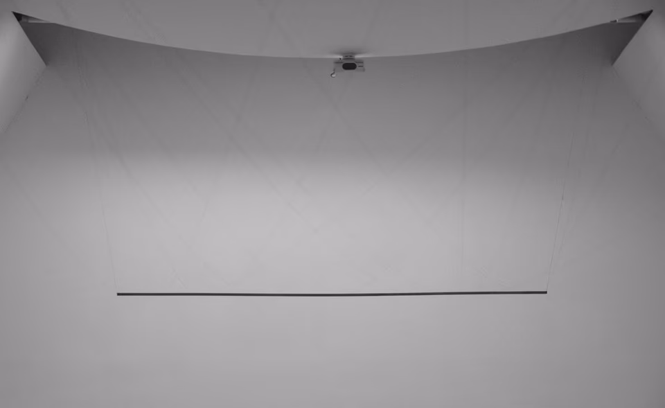 Thread as interference from photographic digital media, art installation detail, 2017