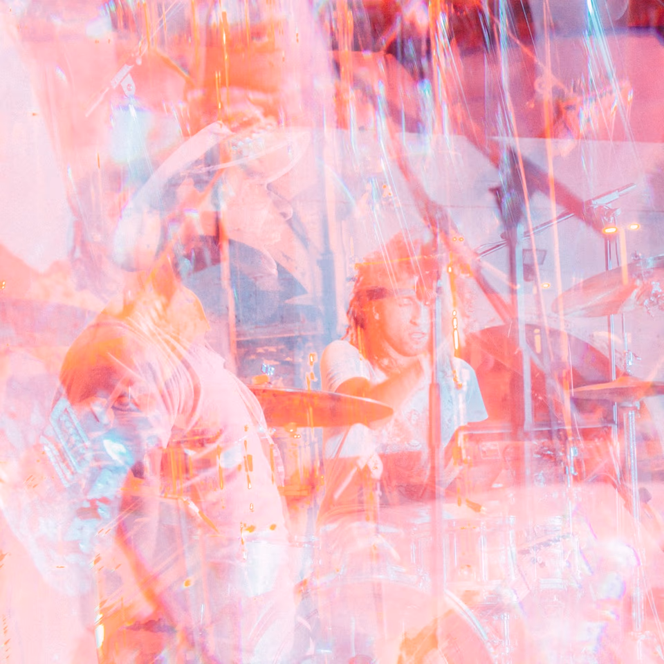 Live music photography, Beesqueeze EP launch, Ta' Fra Ben, Malta 2017, multiple exposure