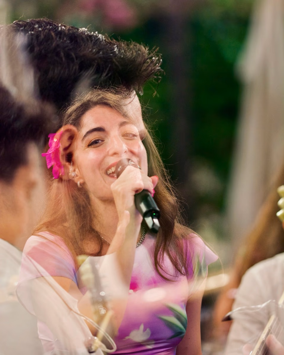 Live music photography, Momo Rush, Palazzo Parisio, Naxxar, Malta 2025, multiple exposure